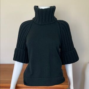 Authentic Fendi Deep Green Cowl Neck Sweater